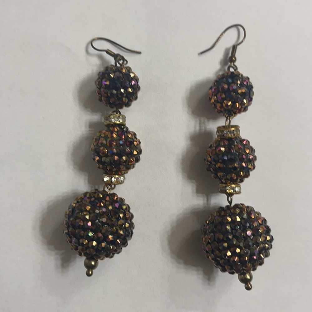 Shimmering Drop Earrings
